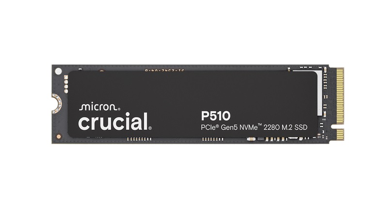  <b>M.2 NVMe SSD:</b> 1TB P510, PCIe Gen5, Read: 1100MB/s, Write: 9500MB/s  